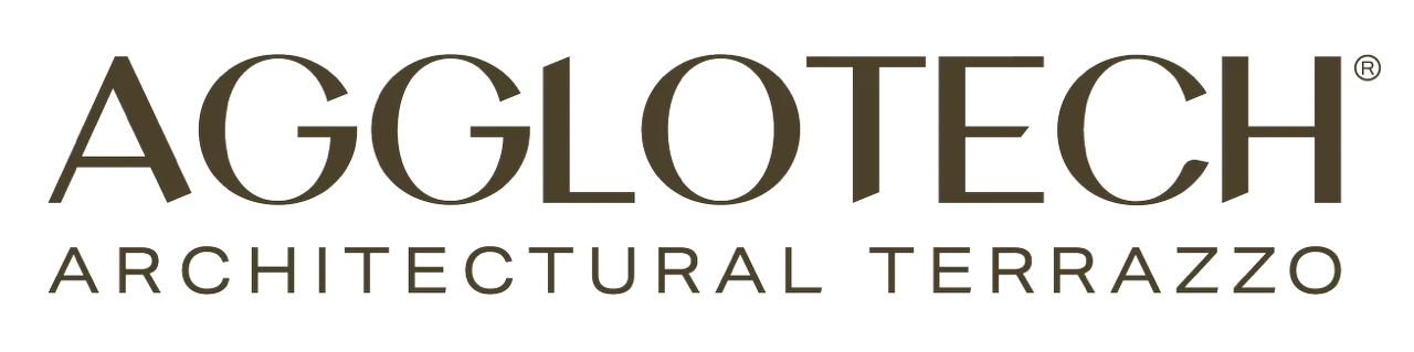 Logo AGGLOTECH Architectural Terrazzo - partner ufficiale Trapattoni Marmi per la produzione di Terrazzo alla Veneziana di alta qualità
