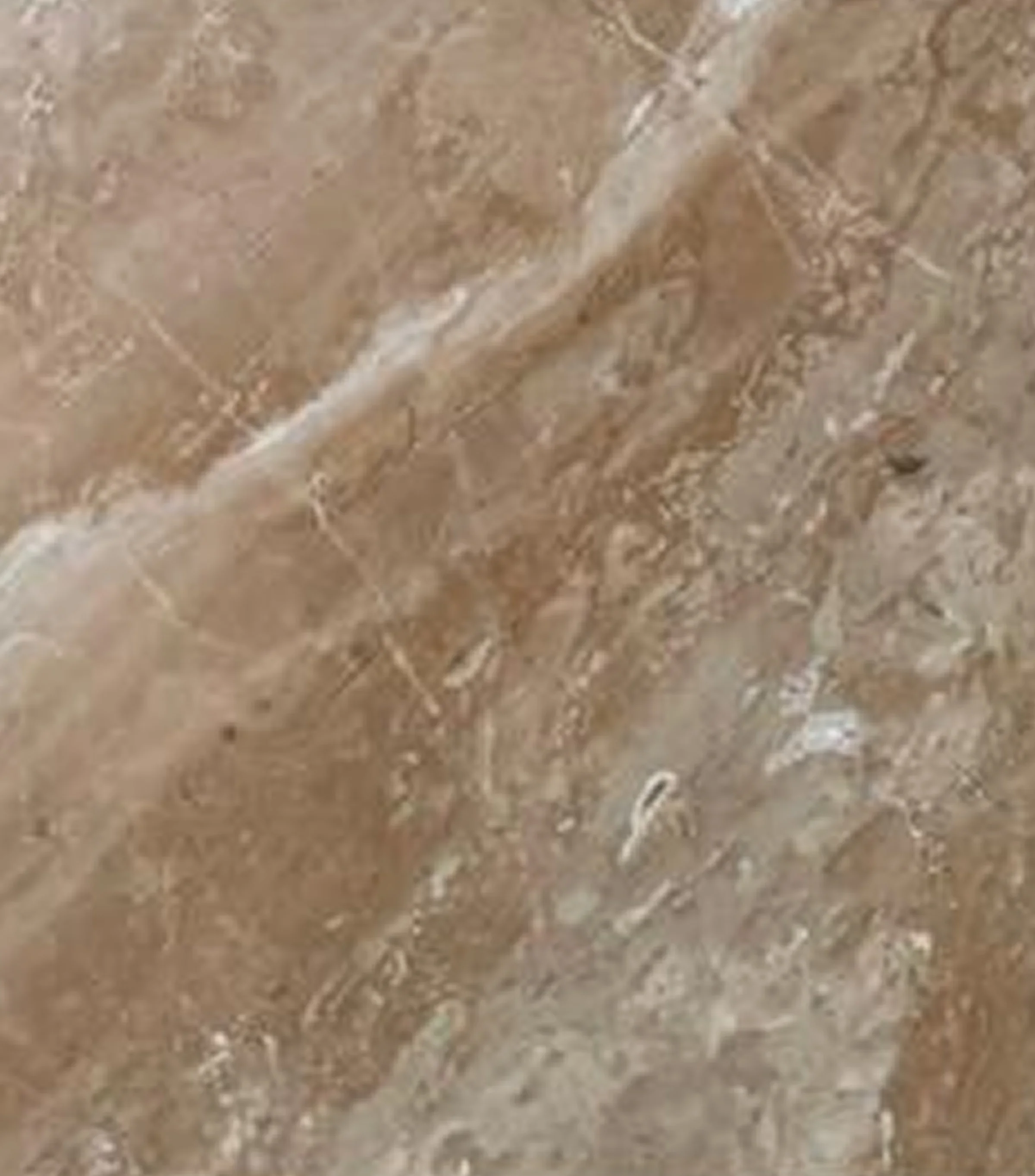 Campione di Breccia - marmo beige caldo con venature marroni e bianche, pietra naturale utilizzata per rivestimenti a parete e doccia nel progetto LC Castello, Trapattoni Marmi Bergamo
